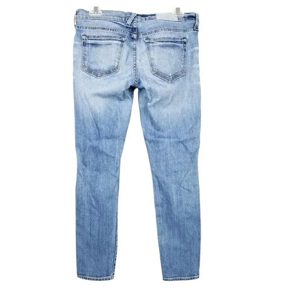 Textile Elizabeth and James Ankle Jeans Ozzy Destroyed Distressed Sz 29 Med Wash